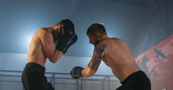 Sports Training - Two Men Boxing