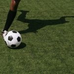 Fit On Challenge - Anonymous soccer player on field during match