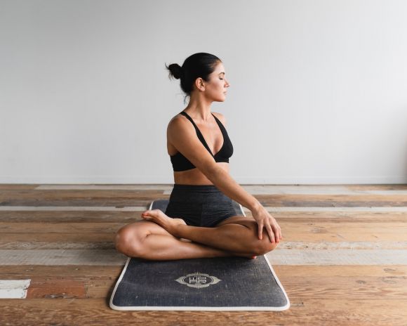 Yoga - woman performing yoga