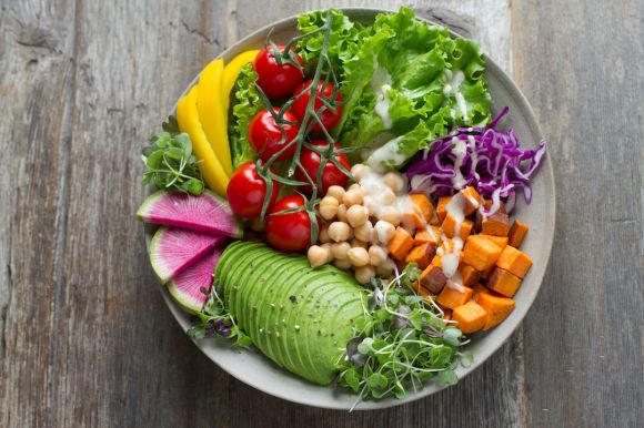 Nutrition - bowl of vegetable salads