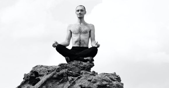 Yoga Challenge - Free stock photo of boulder, man, meditation